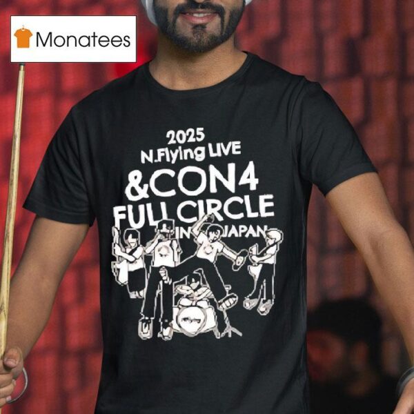 Nflying Live And Con Full Circle In Japan T Shirs T Shirt
