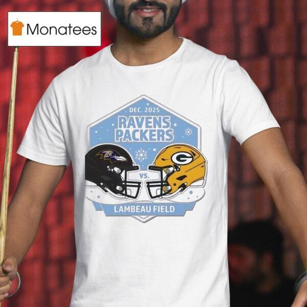 Baltimore Ravens Vs Green Bay Packers Lambeau Field T Shirt