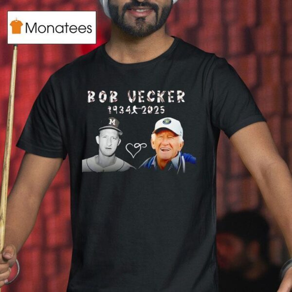 Bob Uecker Tribute Milwaukee Brewers T Shirt