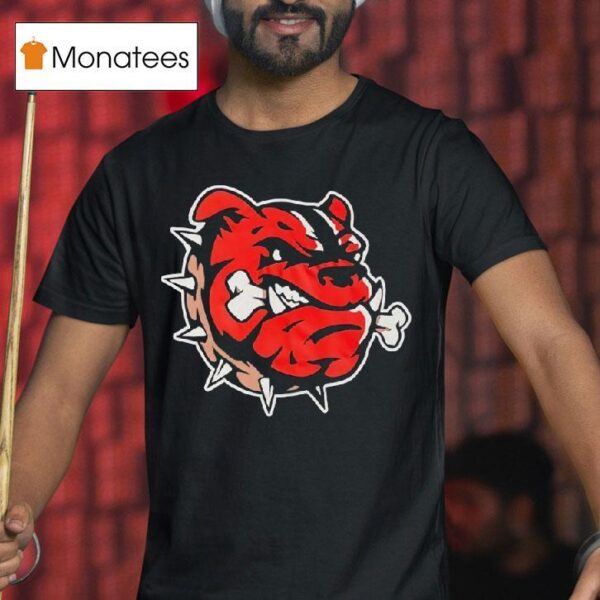Bulldog Cleveland Browns T Shirt