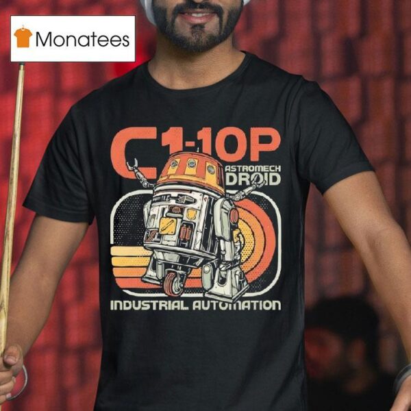 C P Astromech Droid Industrial Automation T Shirt