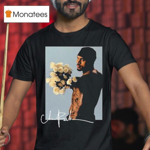 Chris Brown Flower T Shirt