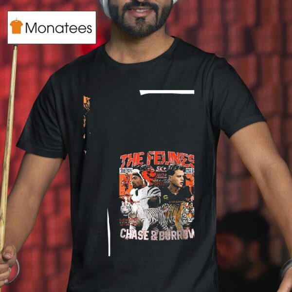 Cincinnati Bengals Ja Marr Chase And Joe Burrow The Felines Beware It S The Best Duo In The Nfl Graphic T Shirt