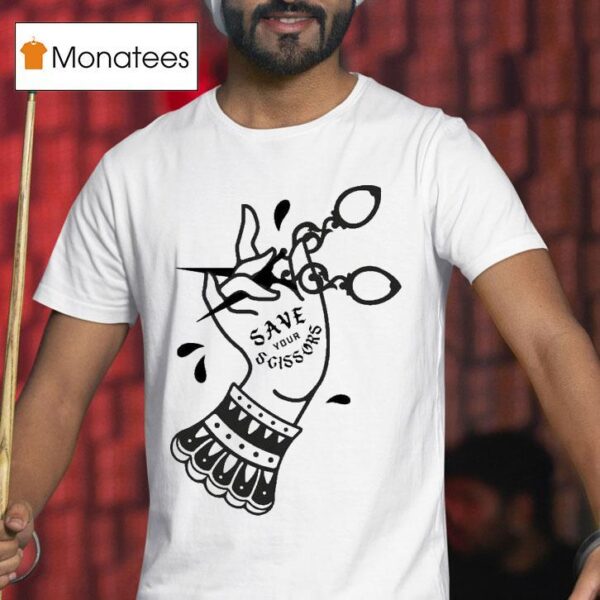 City And Colour Save Your Scissors Hand T Shirt
