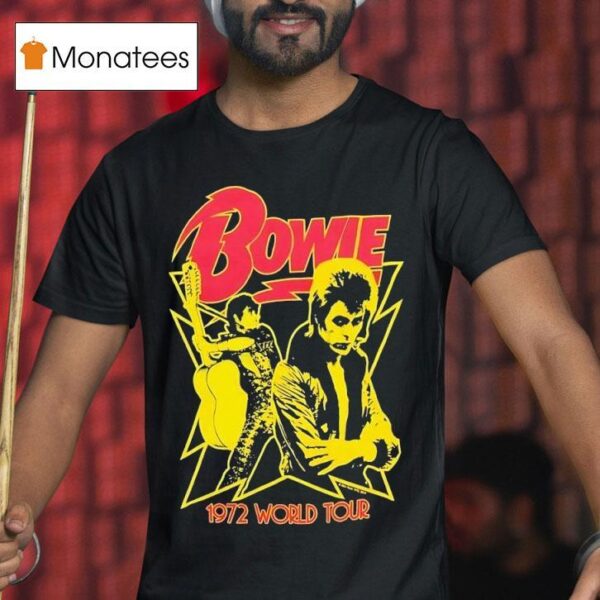 David Bowie World Tour Vintage T Shirs T Shirt