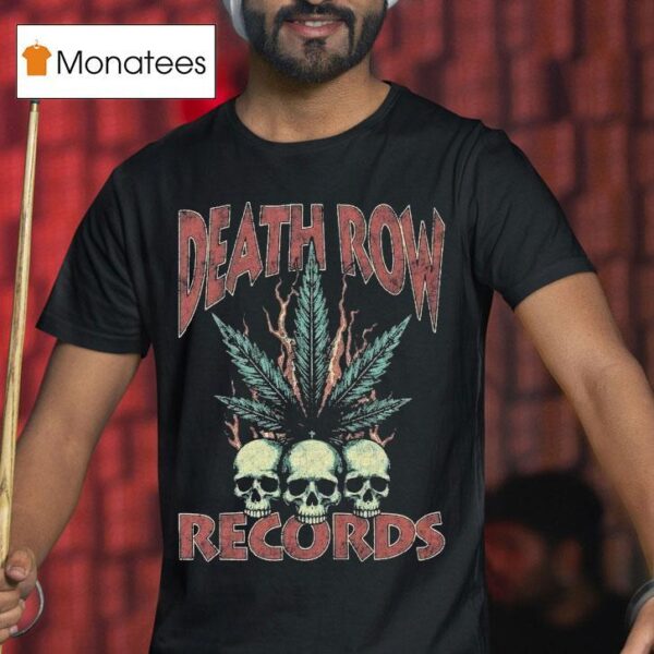 Death Row Death Row Skulls T Shirt