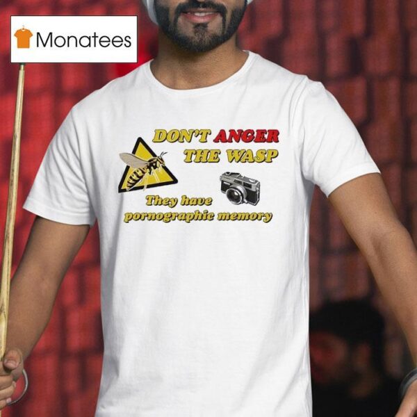 Don T Anger The Wasp They Have Pornographic Memory T Shirt