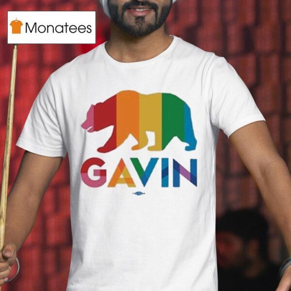 Governor Gavin Newsom Pride Bear T Shirt