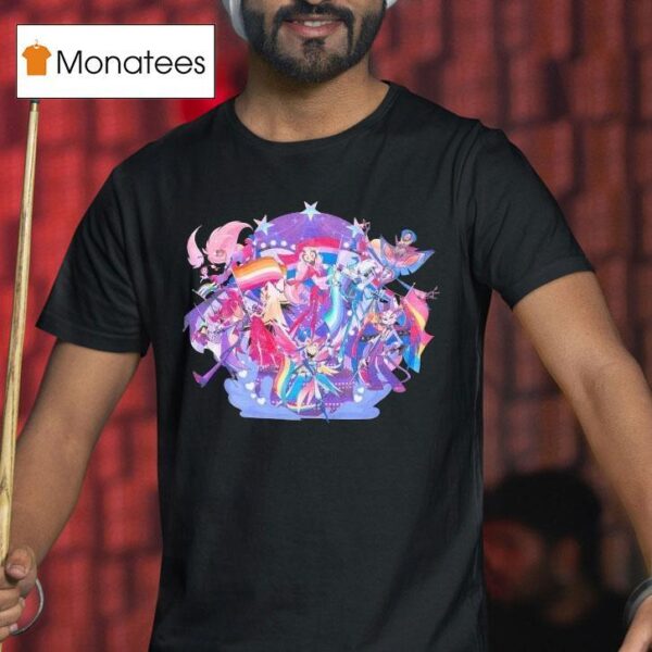 Hazbin Hotel Pride Cas T Shirt