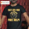 Heart To Gold Leave A Message Free Help Hotline T Shirt