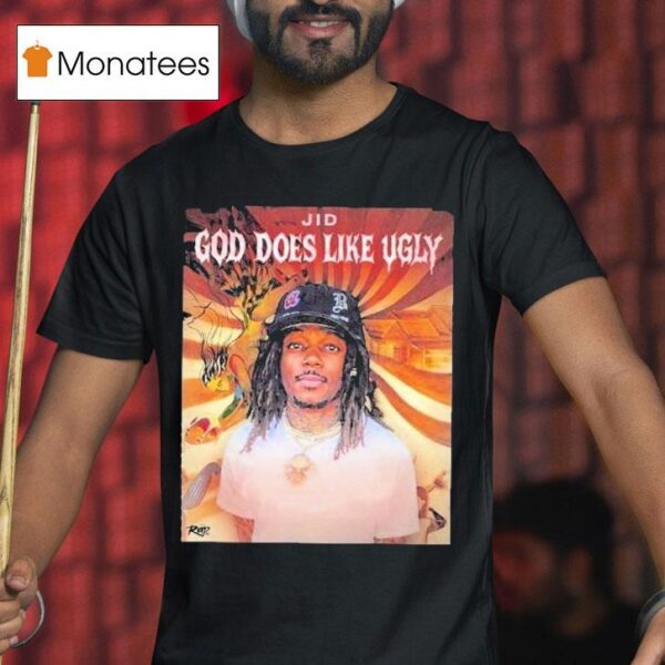 Jid God Does Like Ugly Album Cover Hip Hop Rap T Shirt