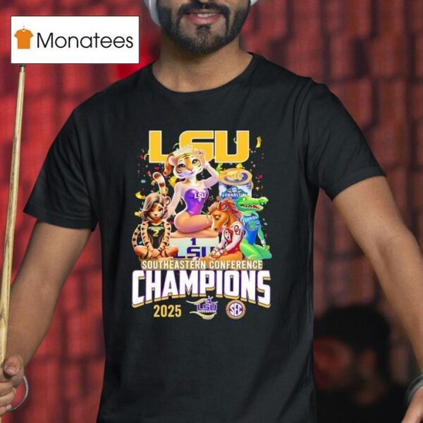 Lsu Tigers Southeastern Conference Champions T Shirt
