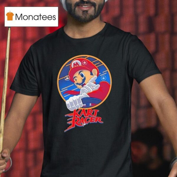 Mario Kart In The Style Of Speed Racer T Shirt