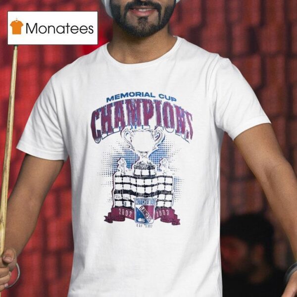 Memorial Cup Champions Kitchener Rangers T Shirt