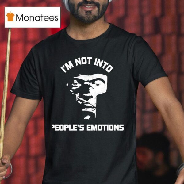 Mister Terrific I M Not Into People S Emotions T Shirt
