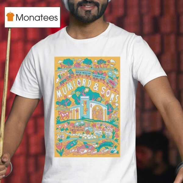 Mumford Sons North American Summer Tour T Shirt