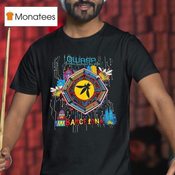 Owasp Global Appsec Eu Barcelona Fc Cartoon T Shirt