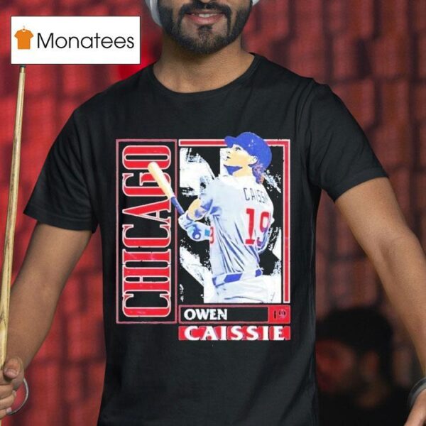 Owen Caissie Chicago Cubs Card T Shirt
