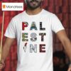 Palestine With Traditional Motifs T Shirt