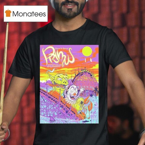 Primus Santa Cruz California Gig At Quarry Amphitheater On August T Shirt