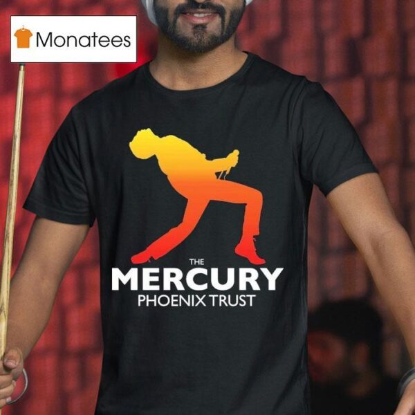 Queen The Mercury Phoenix Trust Logo Silhouette T Shirt