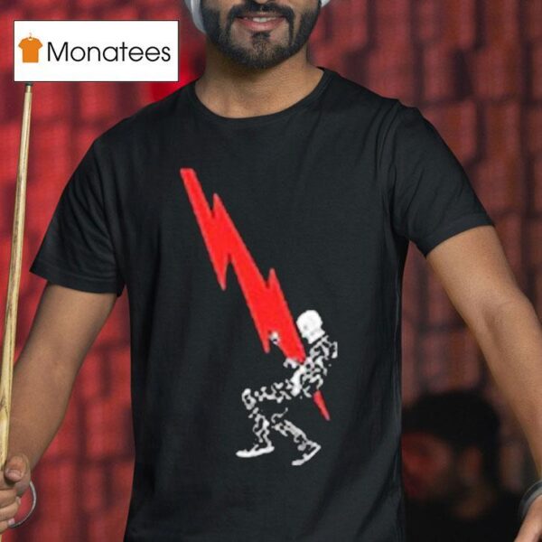 Queens Of The Stone Age Lightning Bolt Skeleton T Shirt