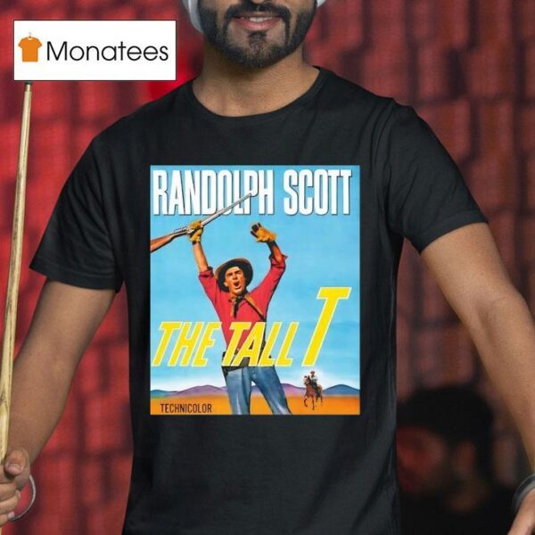 Randolph Scott The Tall T Technicolor T Shirt