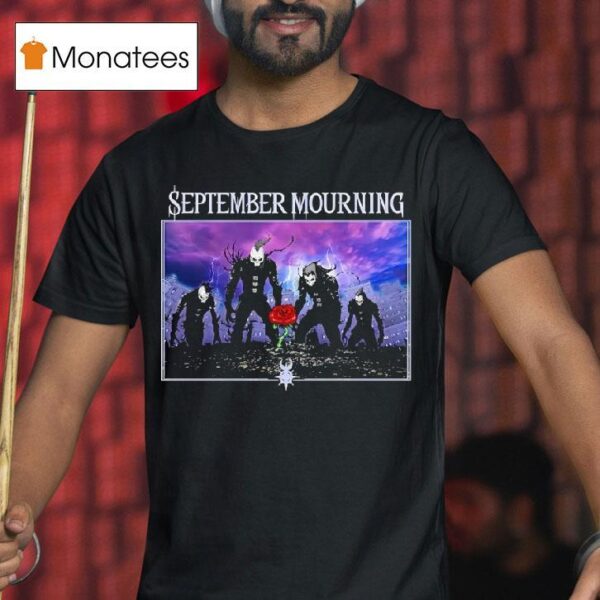 Reaper Rose September Mourning Graphic T Shirt