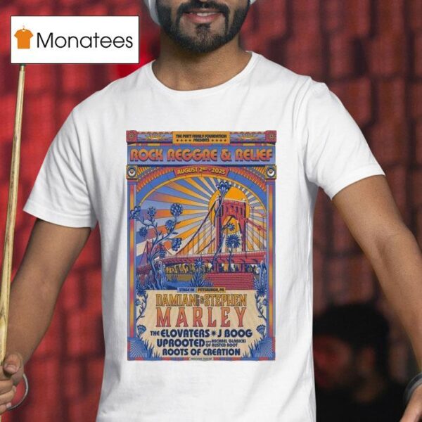 Rock Reggae Relief Festival In Pittsburgh T Shirt