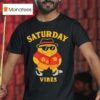Saturday Vibes Cartoon T Shirs T Shirt