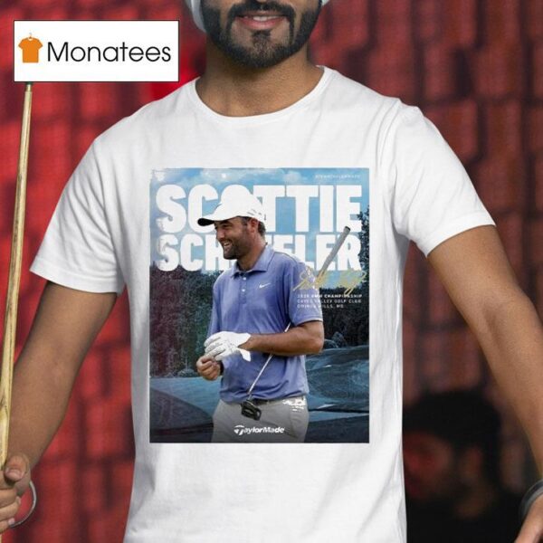 Scottie Scheffler Claimed Fifth Pga Tour Win During The Final Round Of The Bmw Championship T Shirt