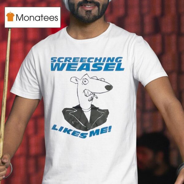 Screeching Weasel Likes Me T Shirt
