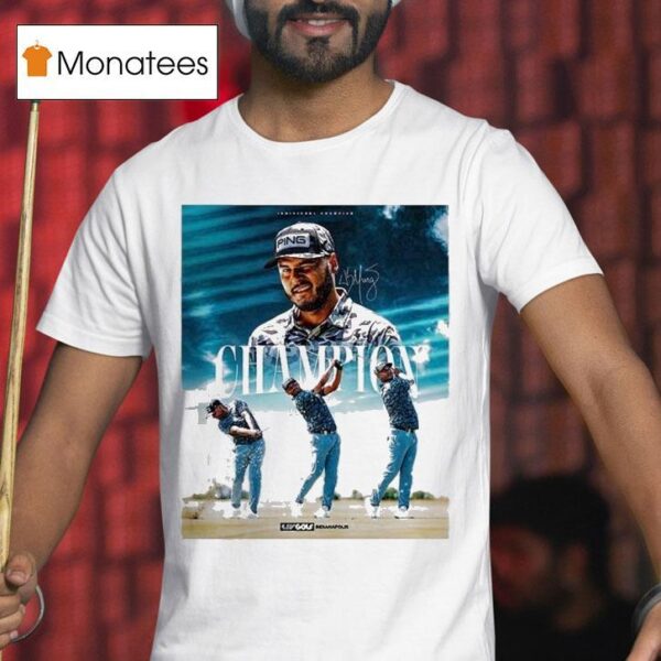 Sebastian Munoz Takes Liv Golf Indianapolis Title Champions T Shirt