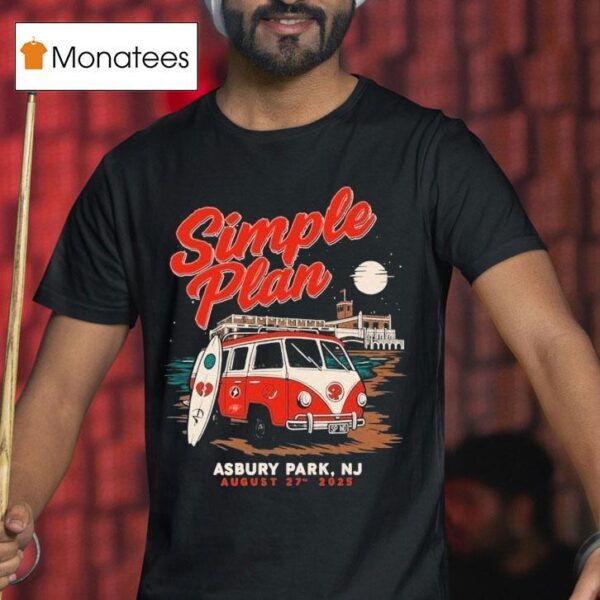 Simple Plan Stone Pony Summer Tour Van T Shirt
