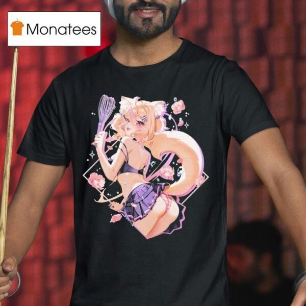 Squchan Chef S Kiss Space Cat Anime T Shirt