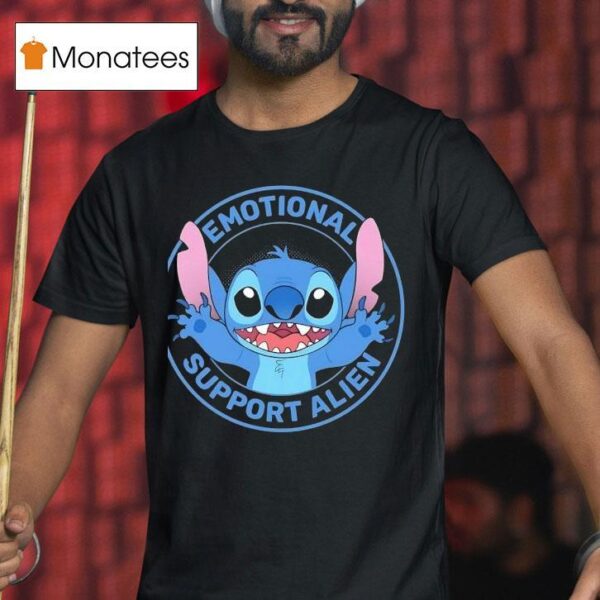 Stitch Emotional Support Alien T Shirt