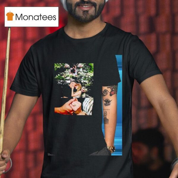 Swift And Travis Kelce Are Engaged Memorial Photos T Shirt