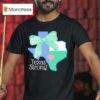 Texas Strong Green Bow T Shirt