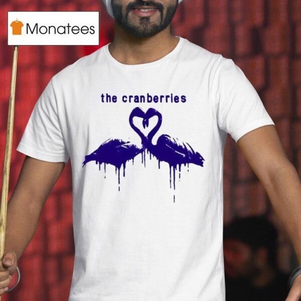 The Cranberries Heart Flamingo T Shirt
