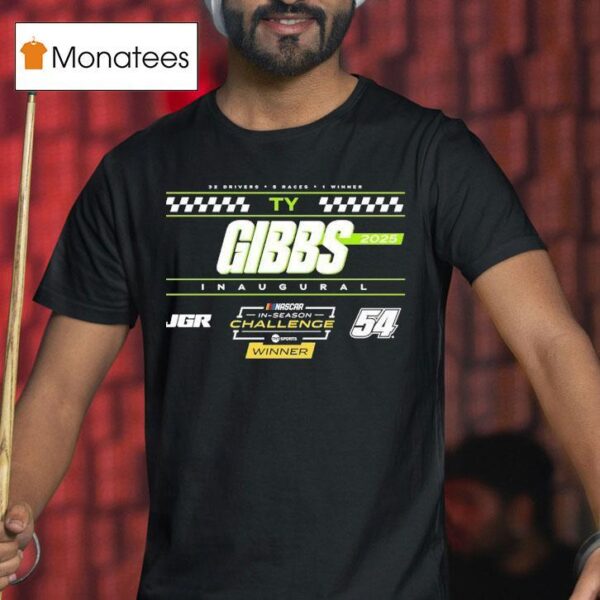 Ty Gibbs Inaugural Nascar Cup Series In Season T Shirt