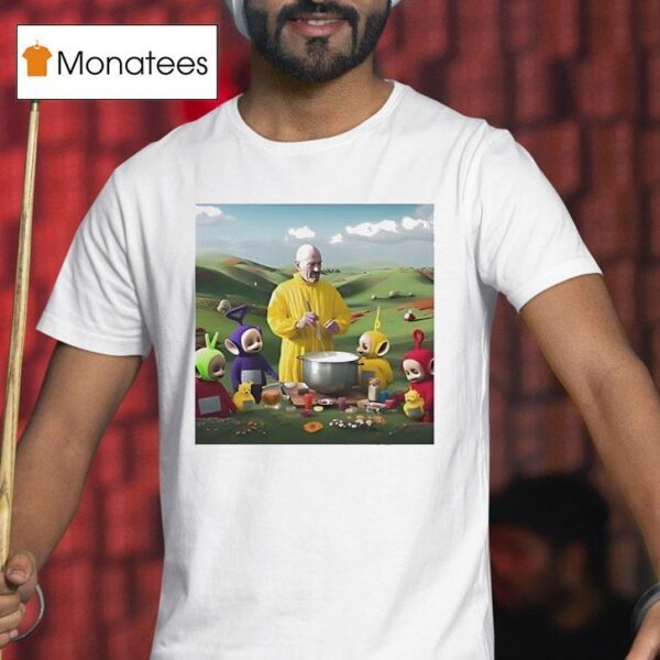 Walter White Breaking Bad Teletubbies Cartoon T Shirt
