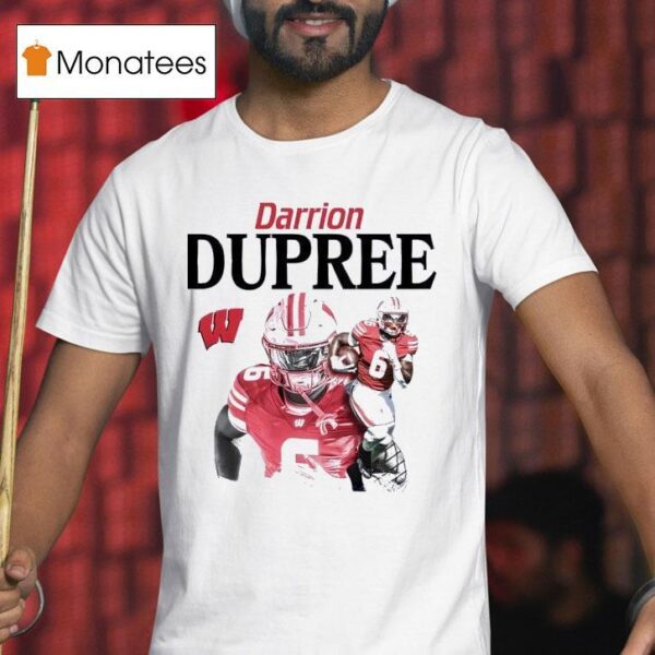 Wisconsin Ncaa Football Darrion Dupree T Shirt