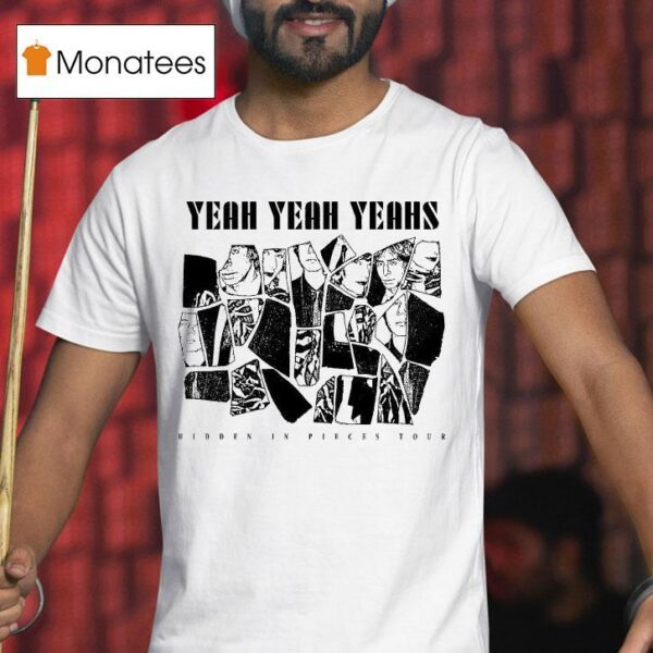 Yeah Yeah Yeahs Hidden In Pieces Tour Faces S T Shirt