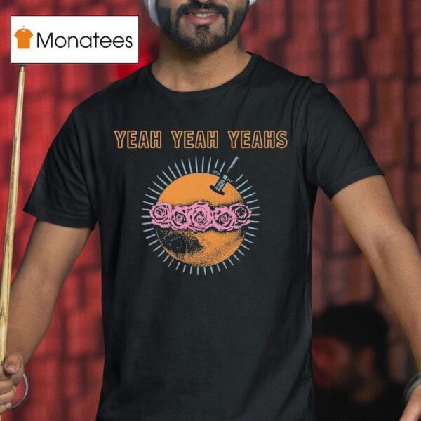 Yeah Yeah Yeahs Moon Rose Sword T Shirt
