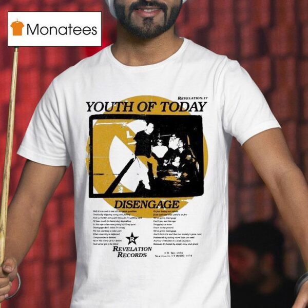 Youth Of Today Disengage Revelation T Shirt