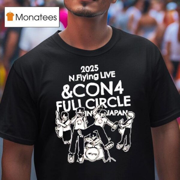 Nflying Live And Con Full Circle In Japan T Shirs T Shirt