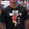 A Ja Wilson Pts Reb Blk T Shirt