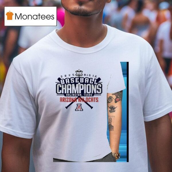 Arizona Wildcats Baseball Champions Big T Shirt