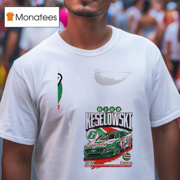 Brad Keselowski Castrol Graphic T Shirt