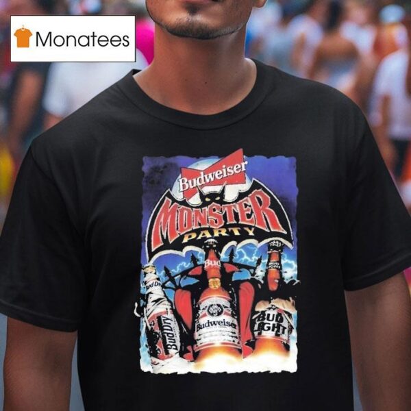 Budweiser Monster Party T Shirt